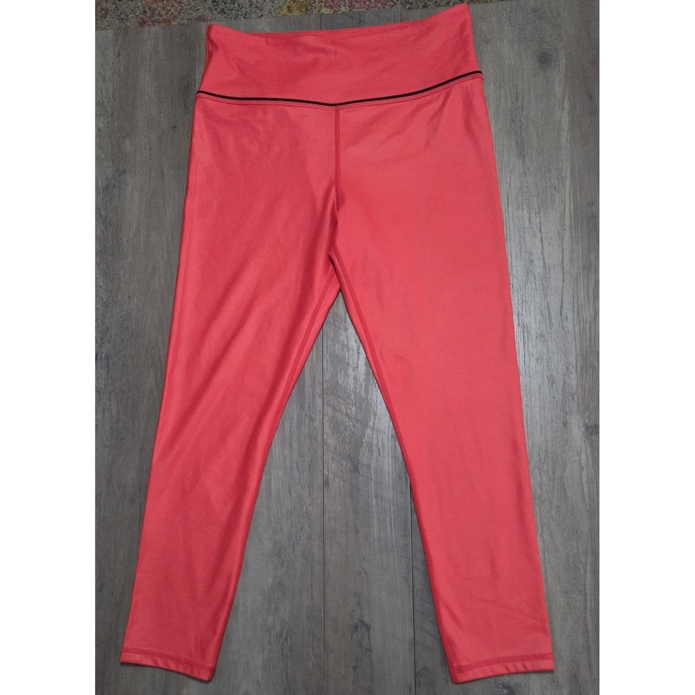 Zyia Red Sweetheart Light n Tight Hi-Rise, 7/8 Leggings Size 12 Tummy Control
